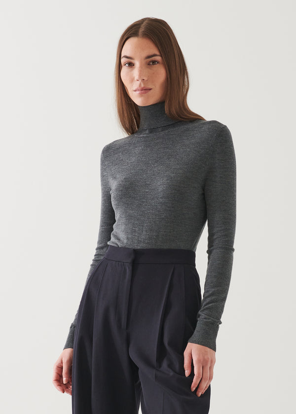 SUPERFINE MERINO TURTLENECK | PATRICK ASSARAF.