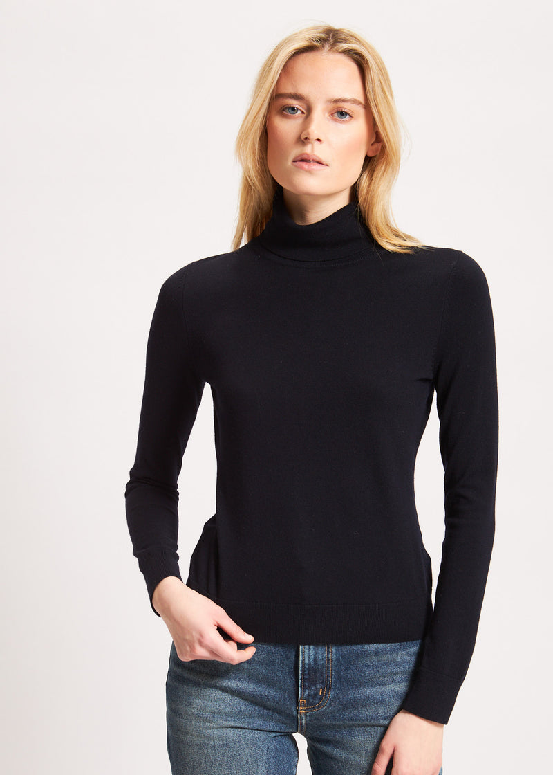 Superfine Merino Turtleneck