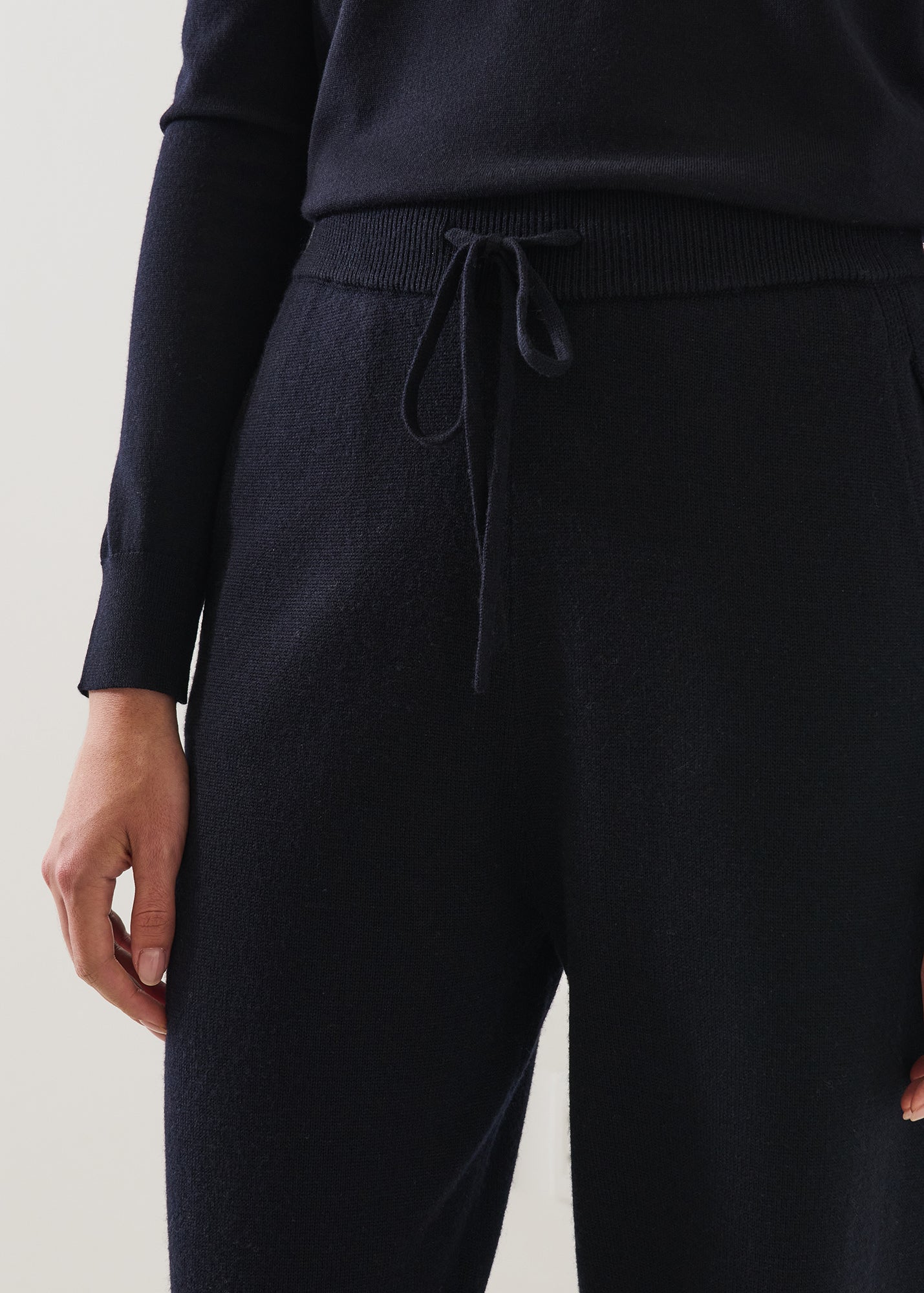 Merino Knit Drawstring Jogger