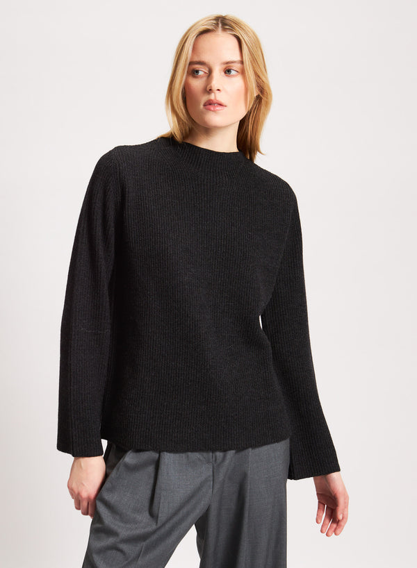 MERINO MOCK NECK SWEATER | PATRICK ASSARAF.