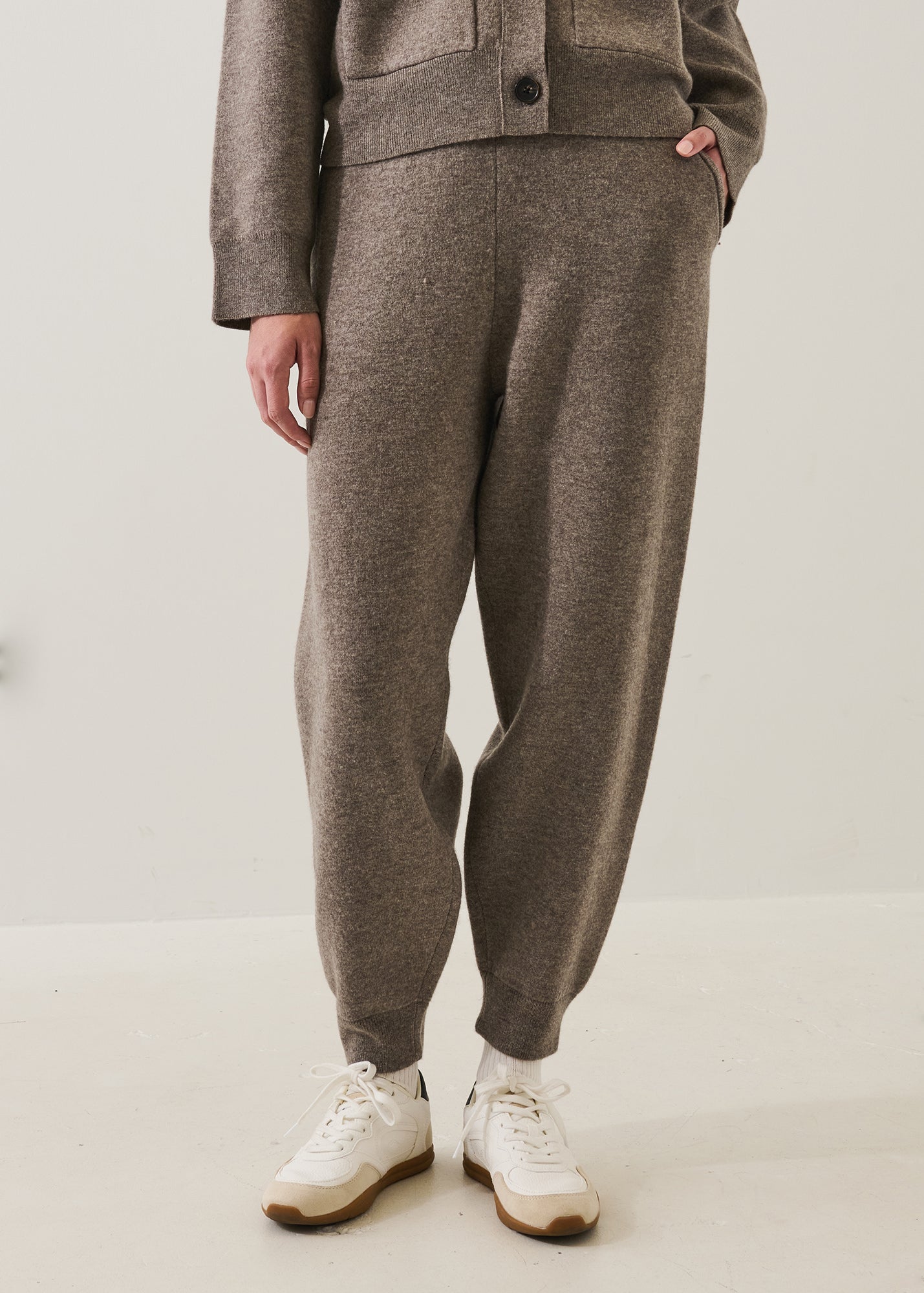 Merino Cashmere Double Knit Jogger