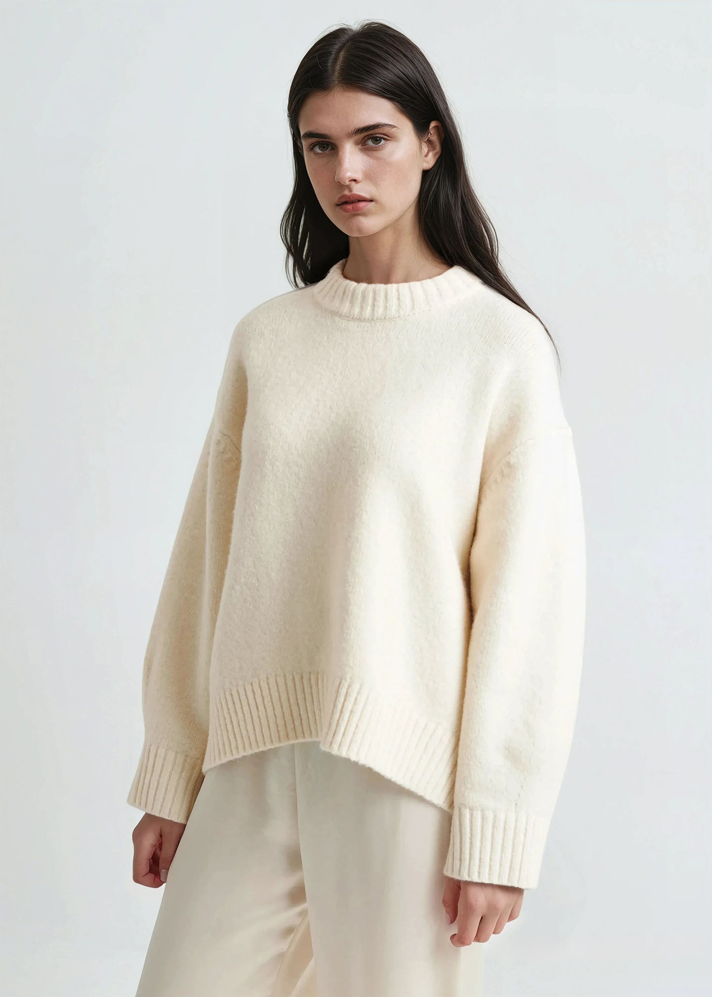 Oversized Crewneck Sweater