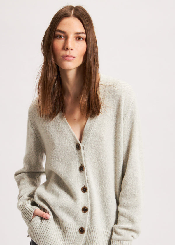 CASHMERE BLEND CARDIGAN | PATRICK ASSARAF.