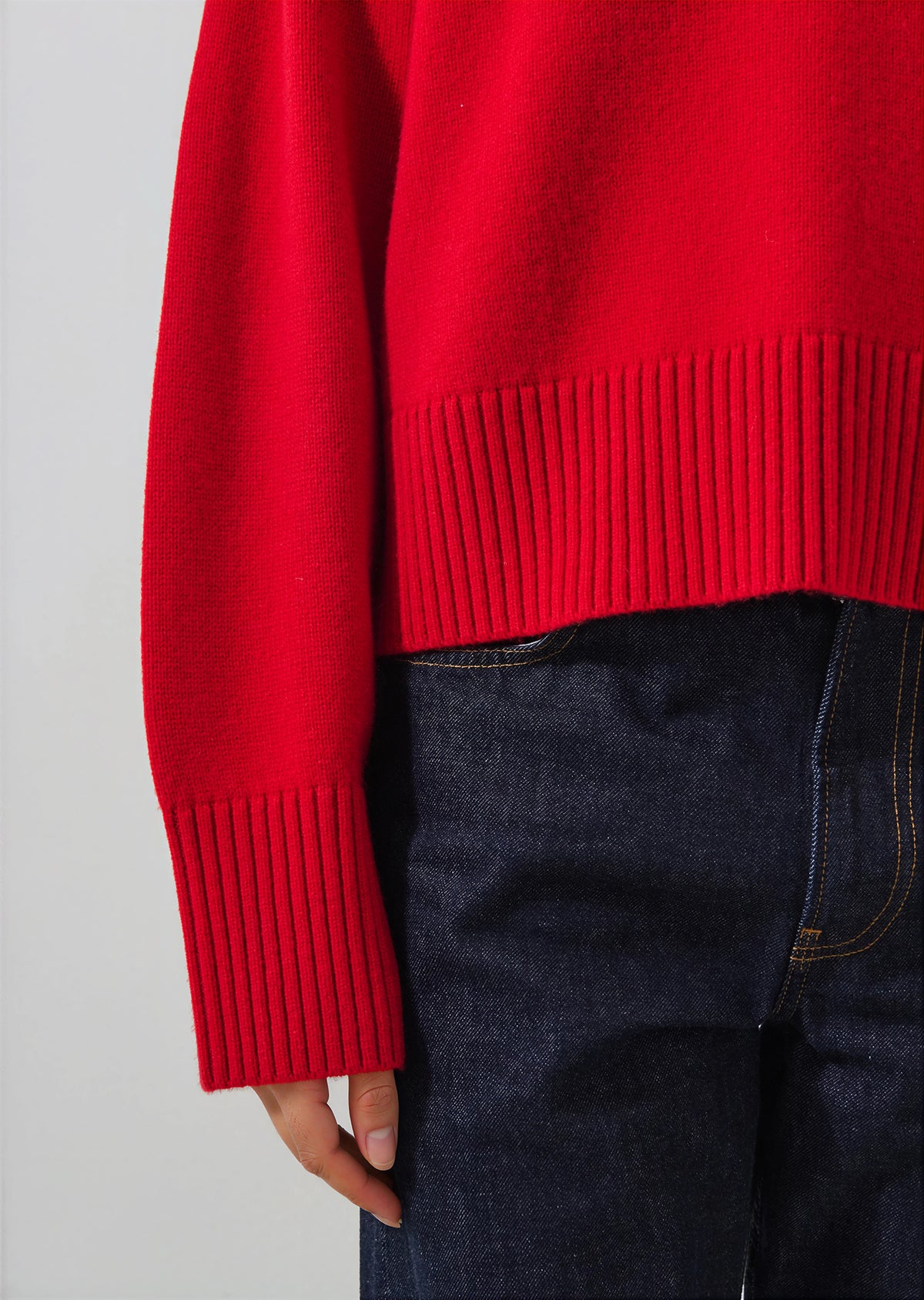 Merino Cashmere Oversized V-Neck - PATRICK ASSARAF