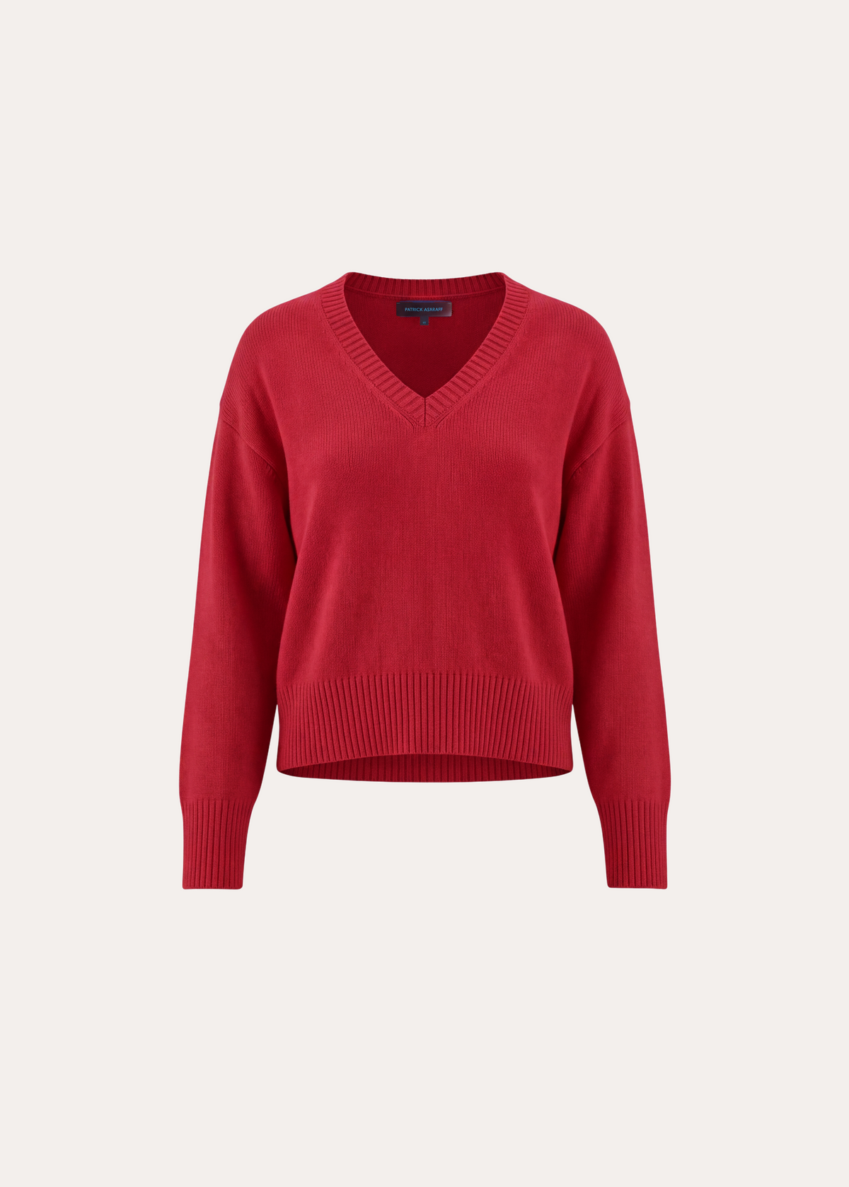 Merino Cashmere Oversized V-Neck - PATRICK ASSARAF