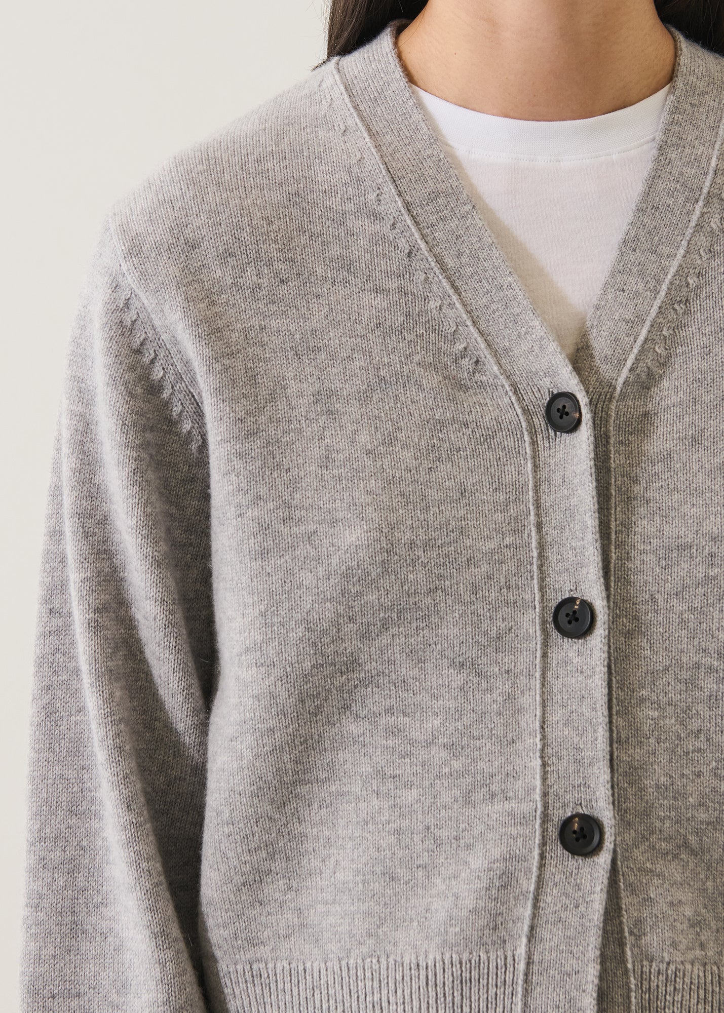 Merino Cashmere Classic Cardigan