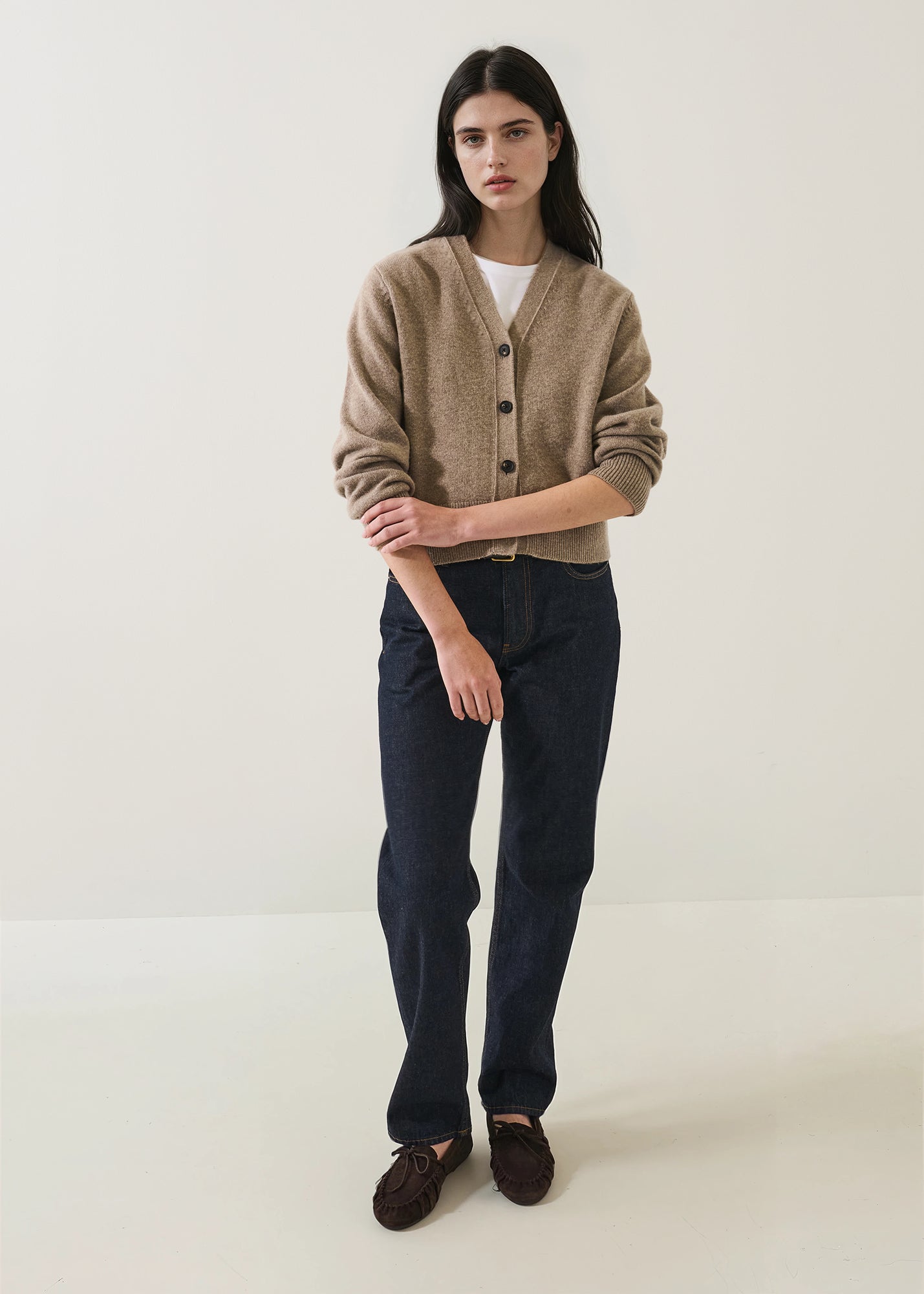 Merino Cashmere Classic Cardigan