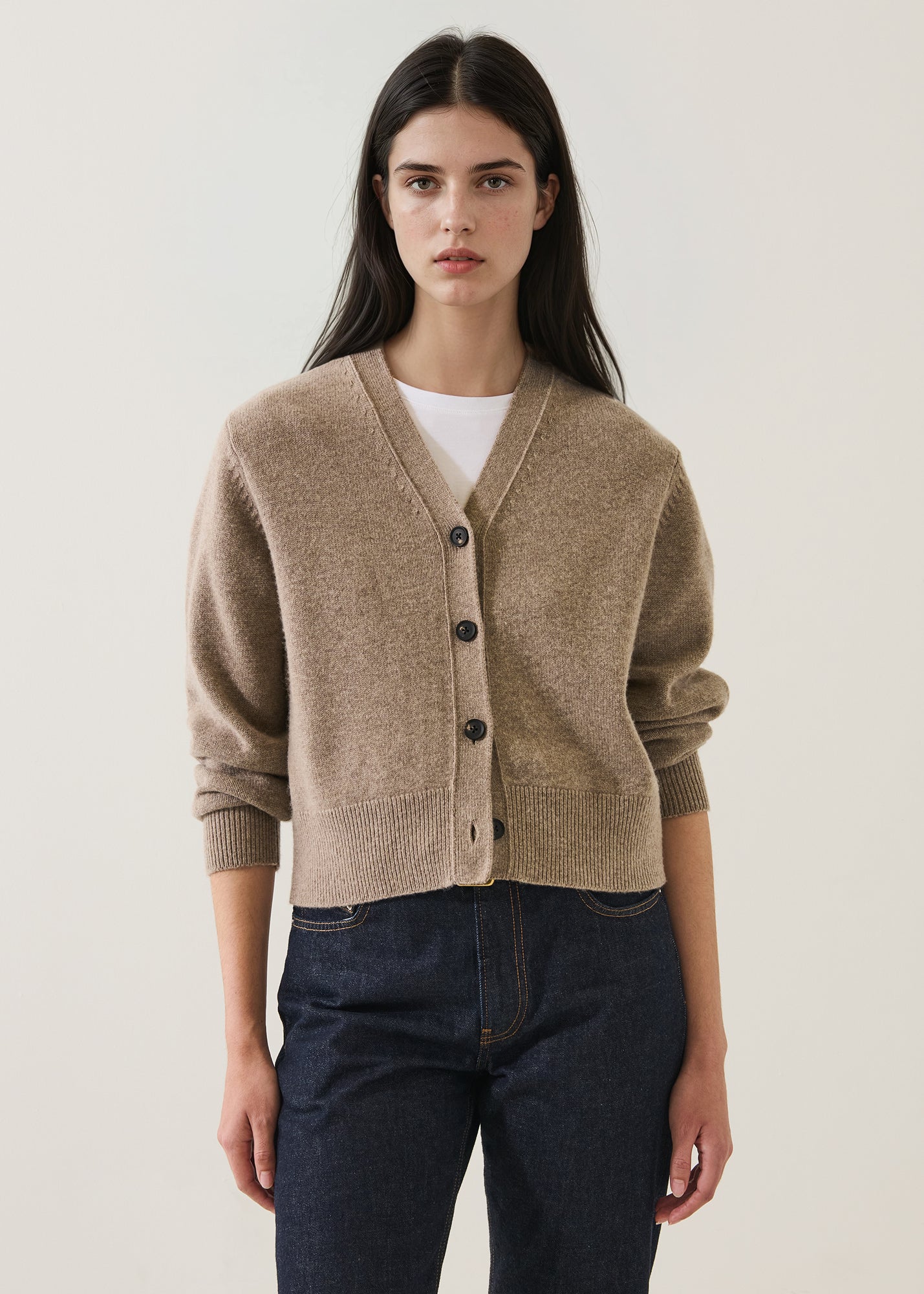Merino Cashmere Classic Cardigan