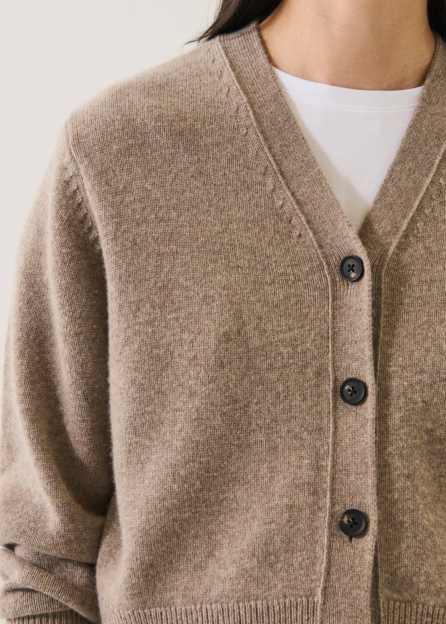 Merino Cashmere Classic Cardigan