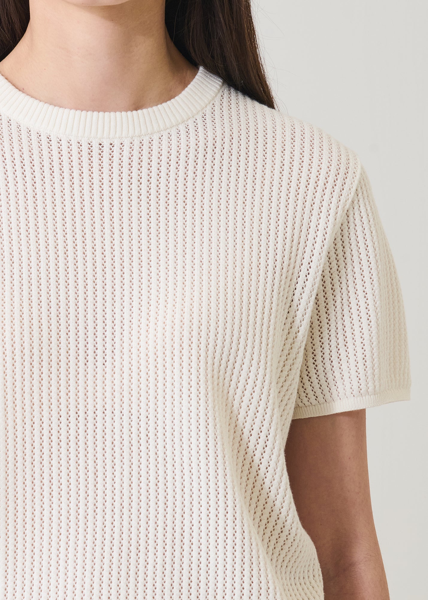 Cotton Cashmere Relaxed Knit Crew - PATRICK ASSARAF