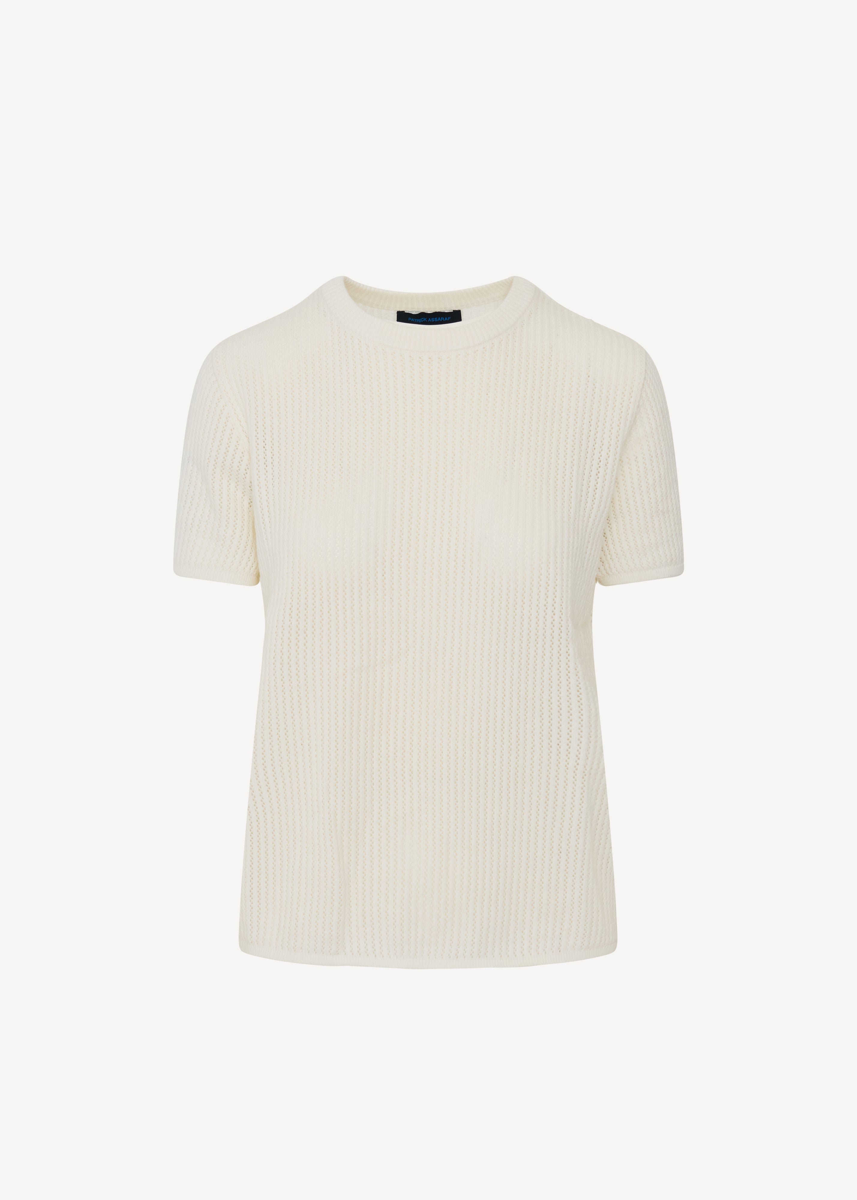 Cotton Cashmere Relaxed Knit Crew - PATRICK ASSARAF