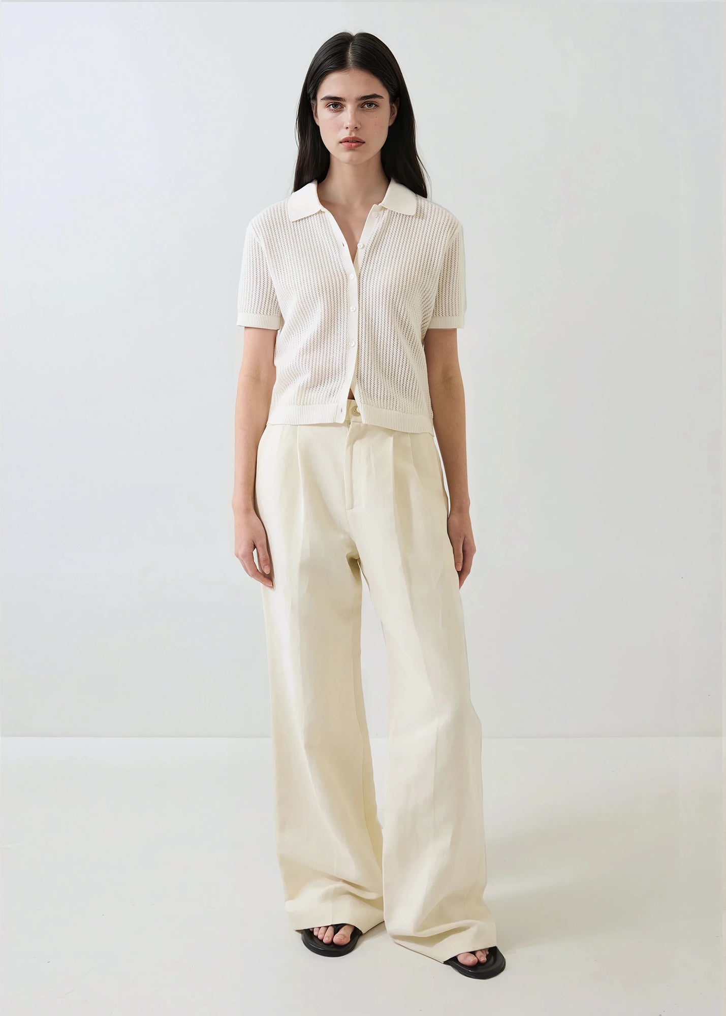 Cotton Cashmere Button-up Knit - PATRICK ASSARAF