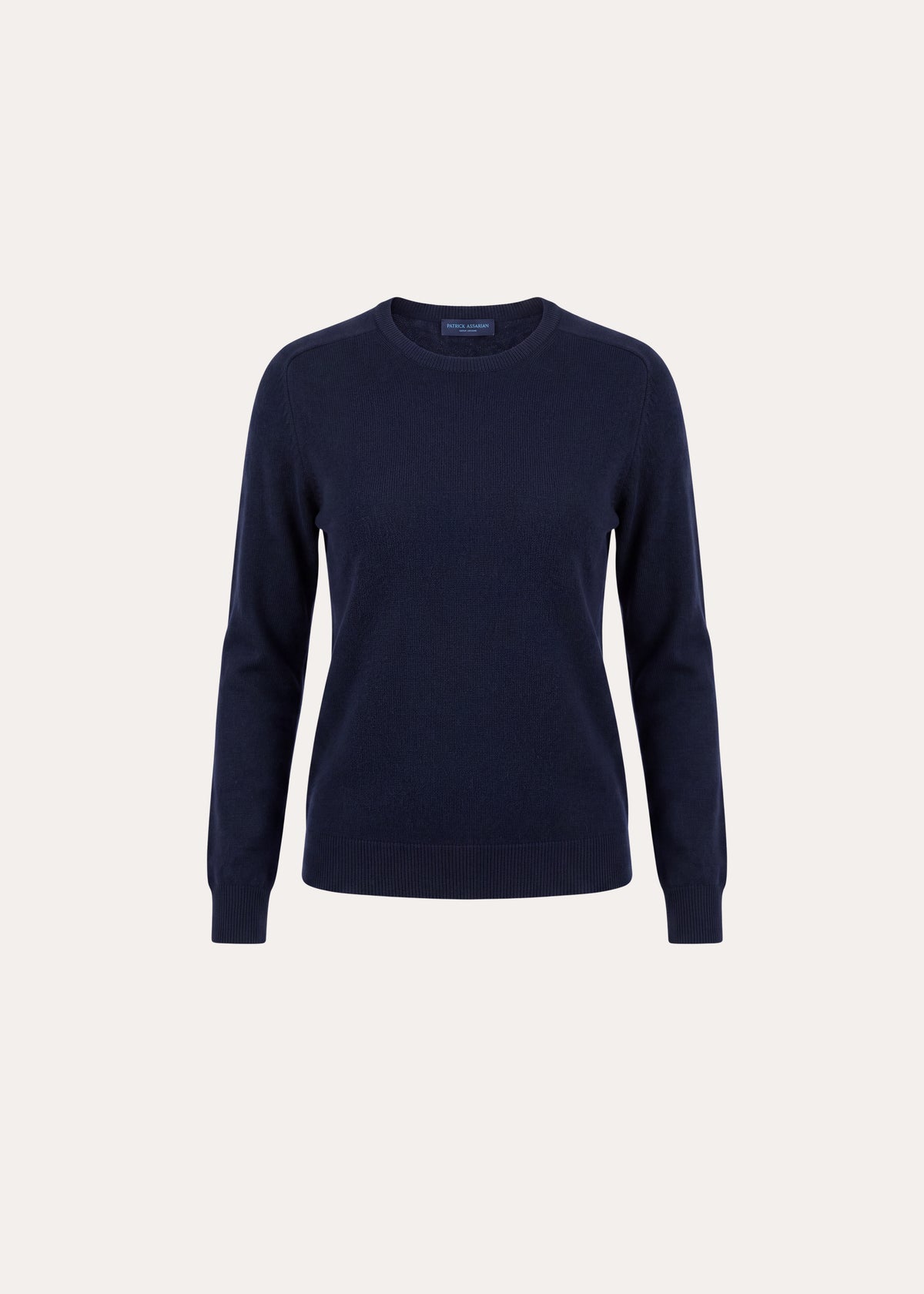 Nano Cashmere Saddle Shoulder Crewneck - PATRICK ASSARAF