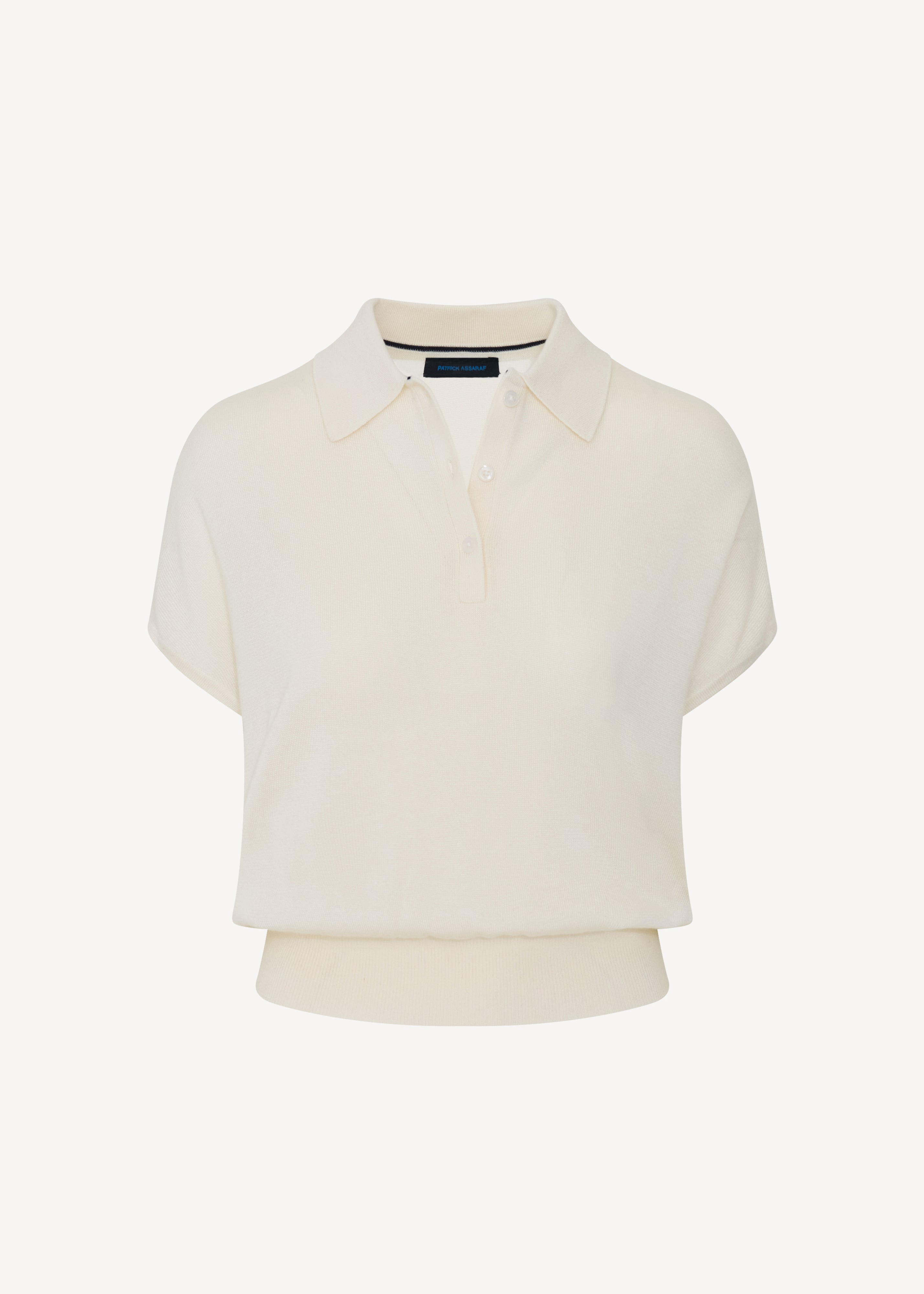 Lyocell Cashmere Blend Short Sleeve Polo - PATRICK ASSARAF