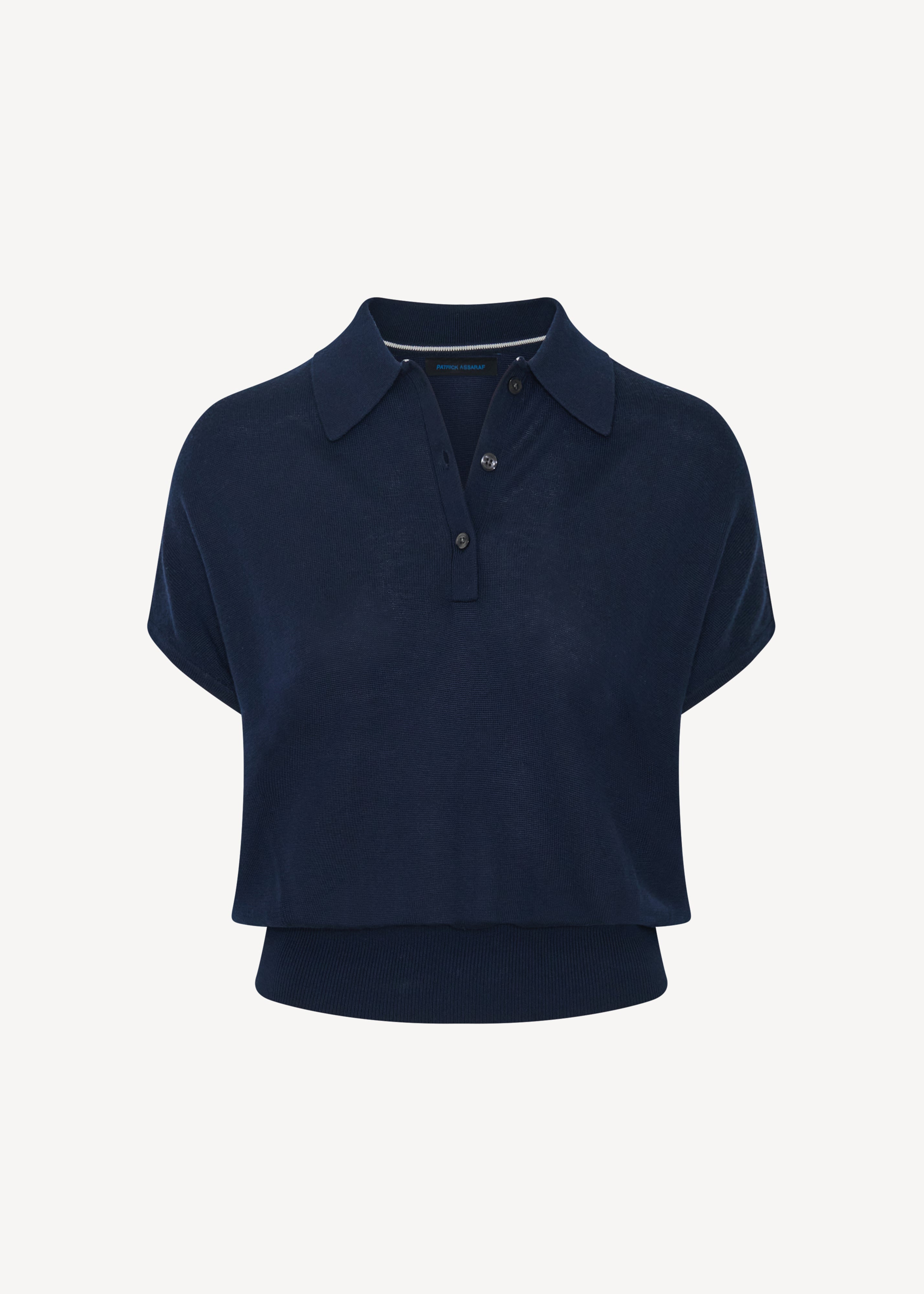 Lyocell Cashmere Blend Short Sleeve Polo - PATRICK ASSARAF