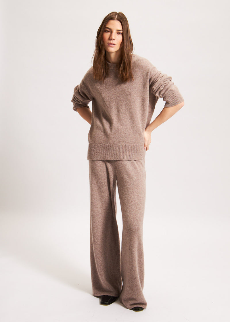 RELAXED CASHMERE CREWNECK | PATRICK ASSARAF.