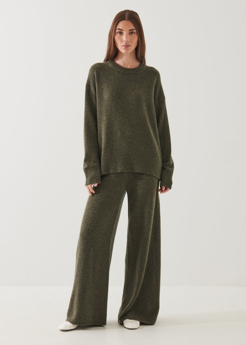 RELAXED CASHMERE CREWNECK | PATRICK ASSARAF.