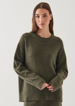 RELAXED CASHMERE CREWNECK | PATRICK ASSARAF.