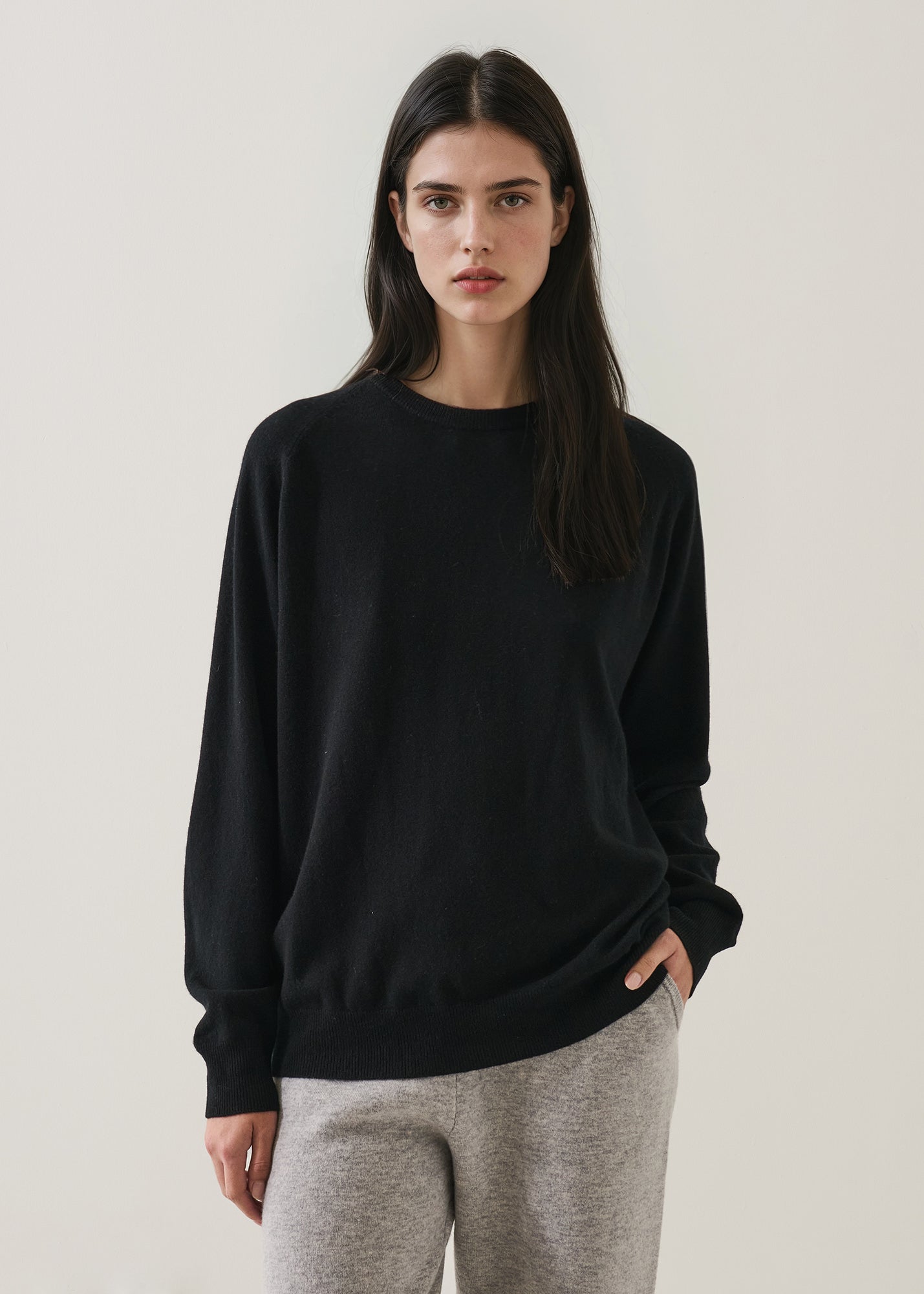 Cashmere Oversized Crewneck Sweater