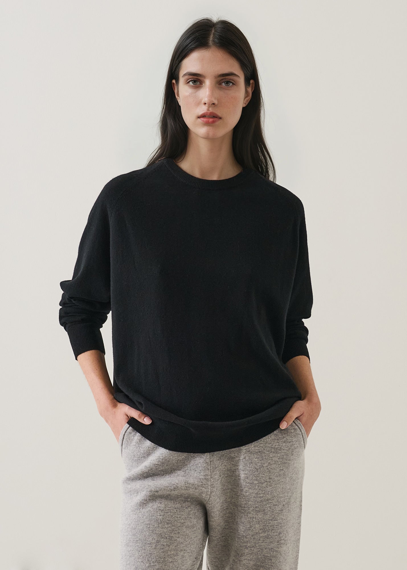 Cashmere Oversized Crewneck Sweater