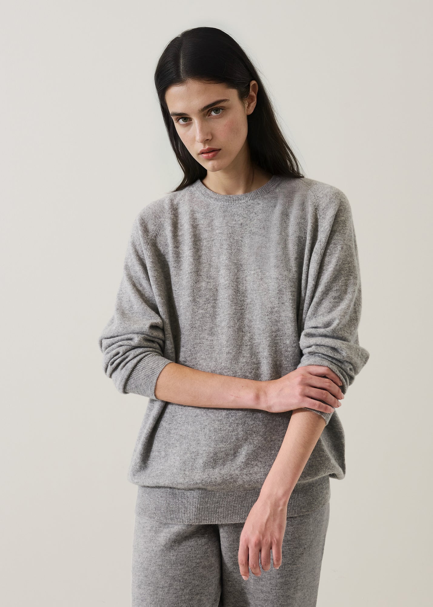 Cashmere Oversized Crewneck Sweater