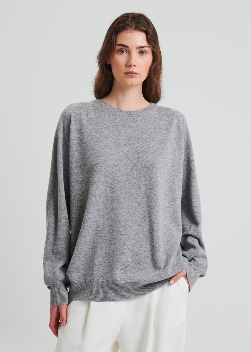 Cashmere Oversized Crewneck Sweater