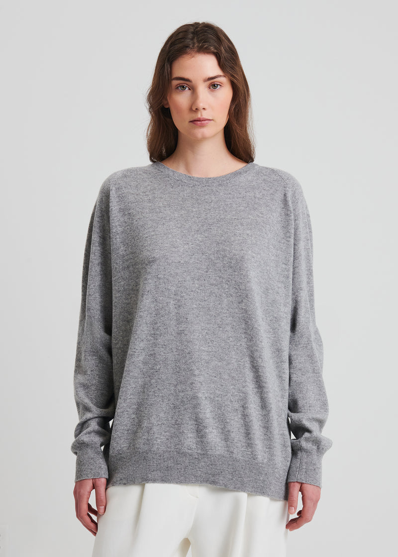 Cashmere Oversized Crewneck Sweater