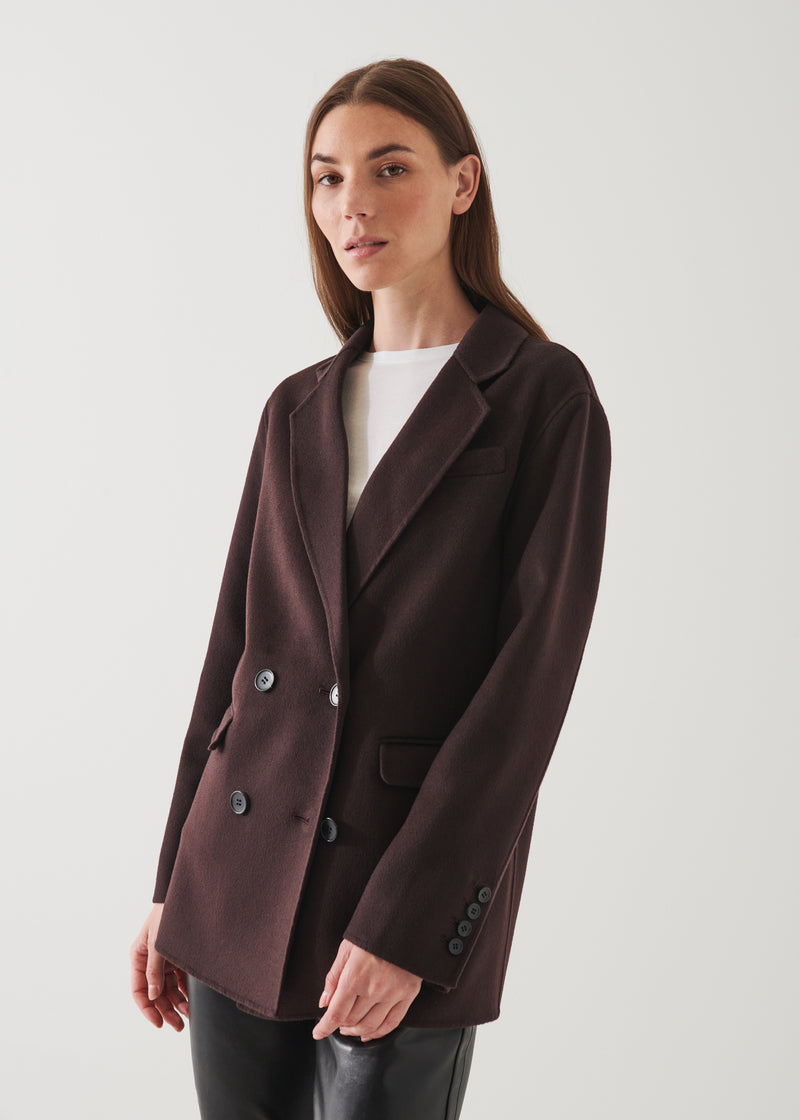 DOUBLE BREASTED CASHMERE BLAZER