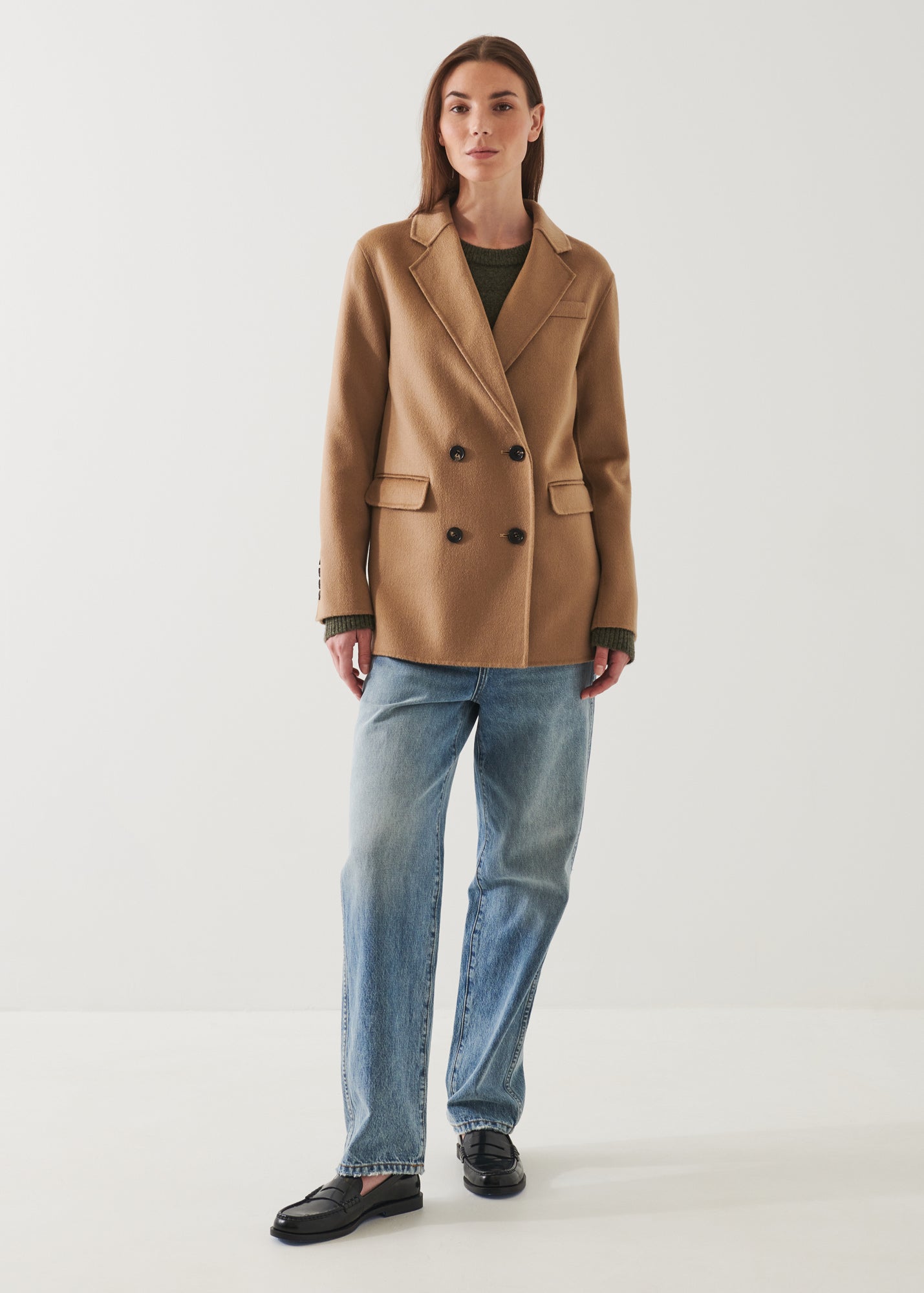 DOUBLE BREASTED CASHMERE BLAZER | PATRICK ASSARAF.
