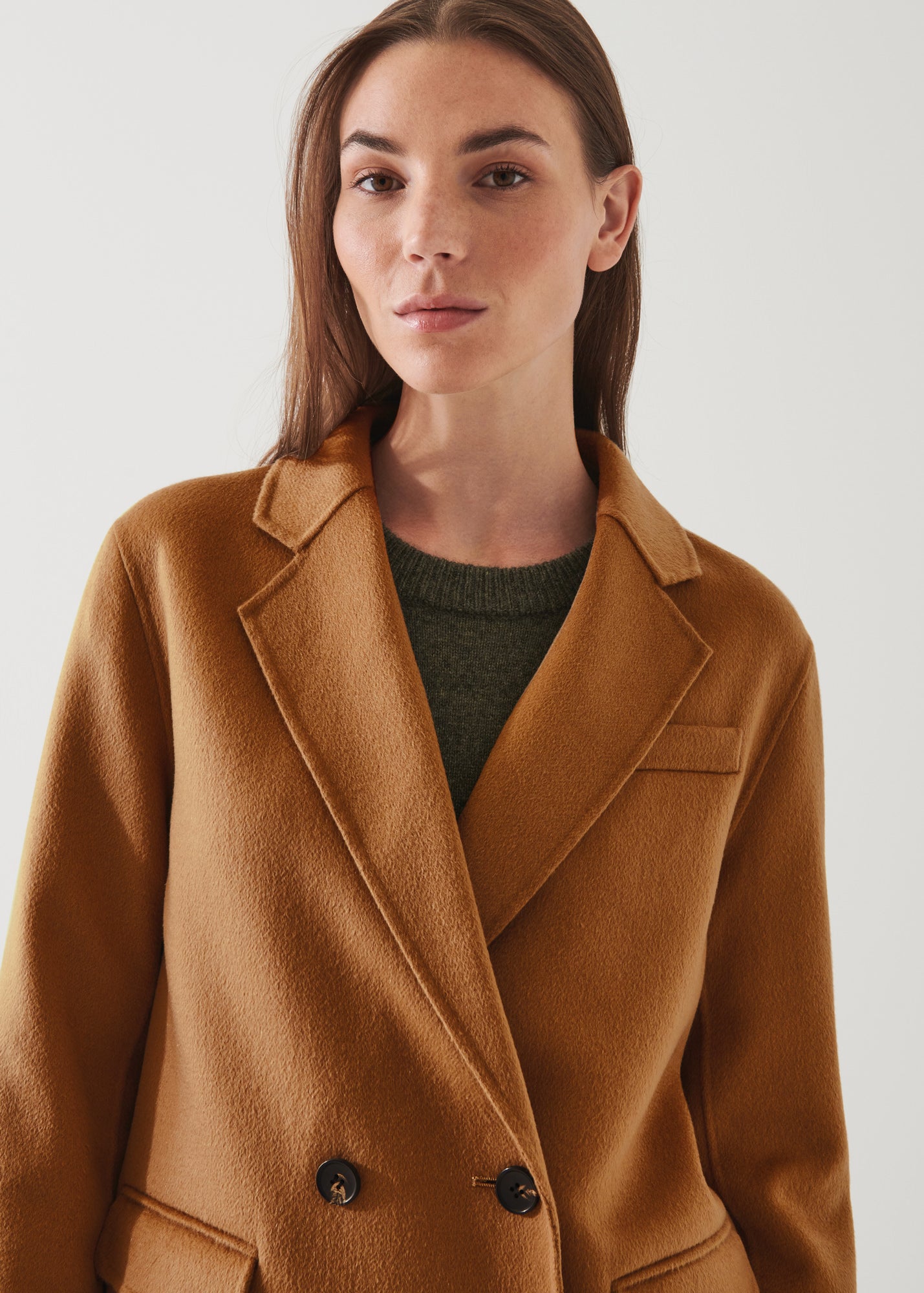 DOUBLE BREASTED WOOL BLAZER | PATRICK ASSARAF.