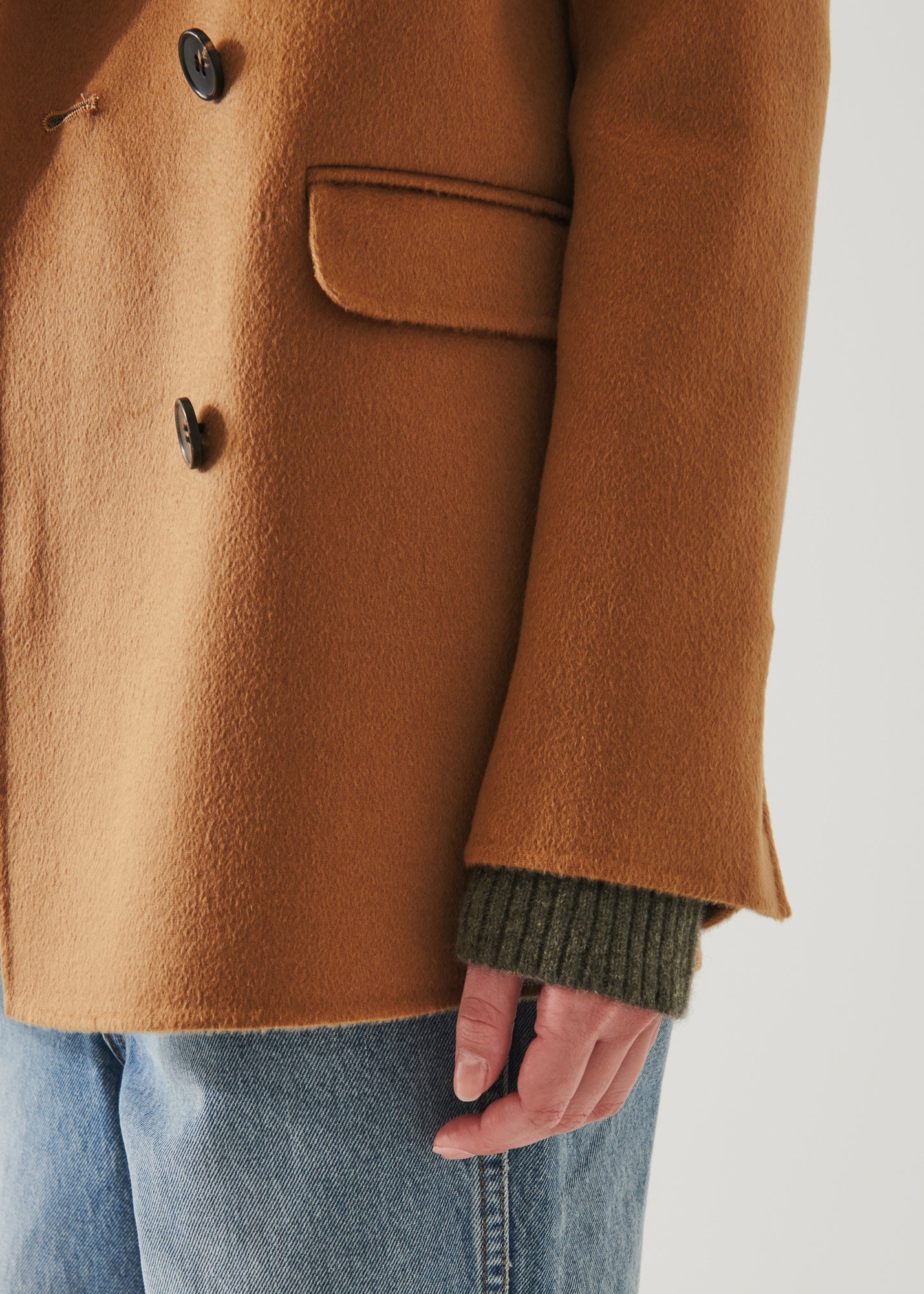 DOUBLE BREASTED WOOL BLAZER | PATRICK ASSARAF.