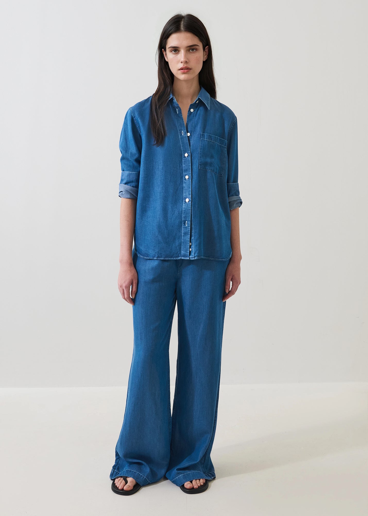Tencel Stonewash Drawstring Pant - PATRICK ASSARAF