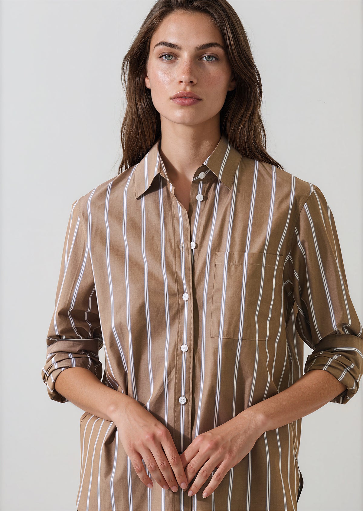 Cotton Boyfriend Pocket Shirt - PATRICK ASSARAF