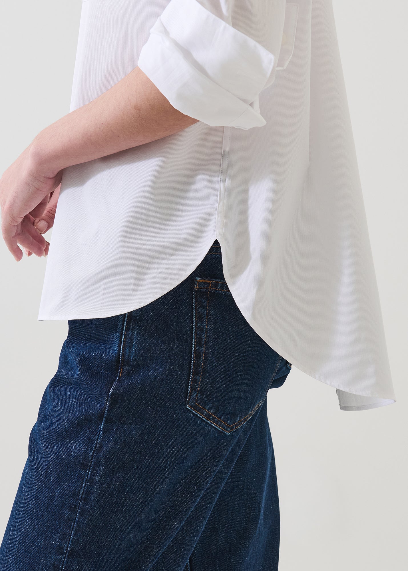 Cotton Boyfriend Pocket Shirt - PATRICK ASSARAF