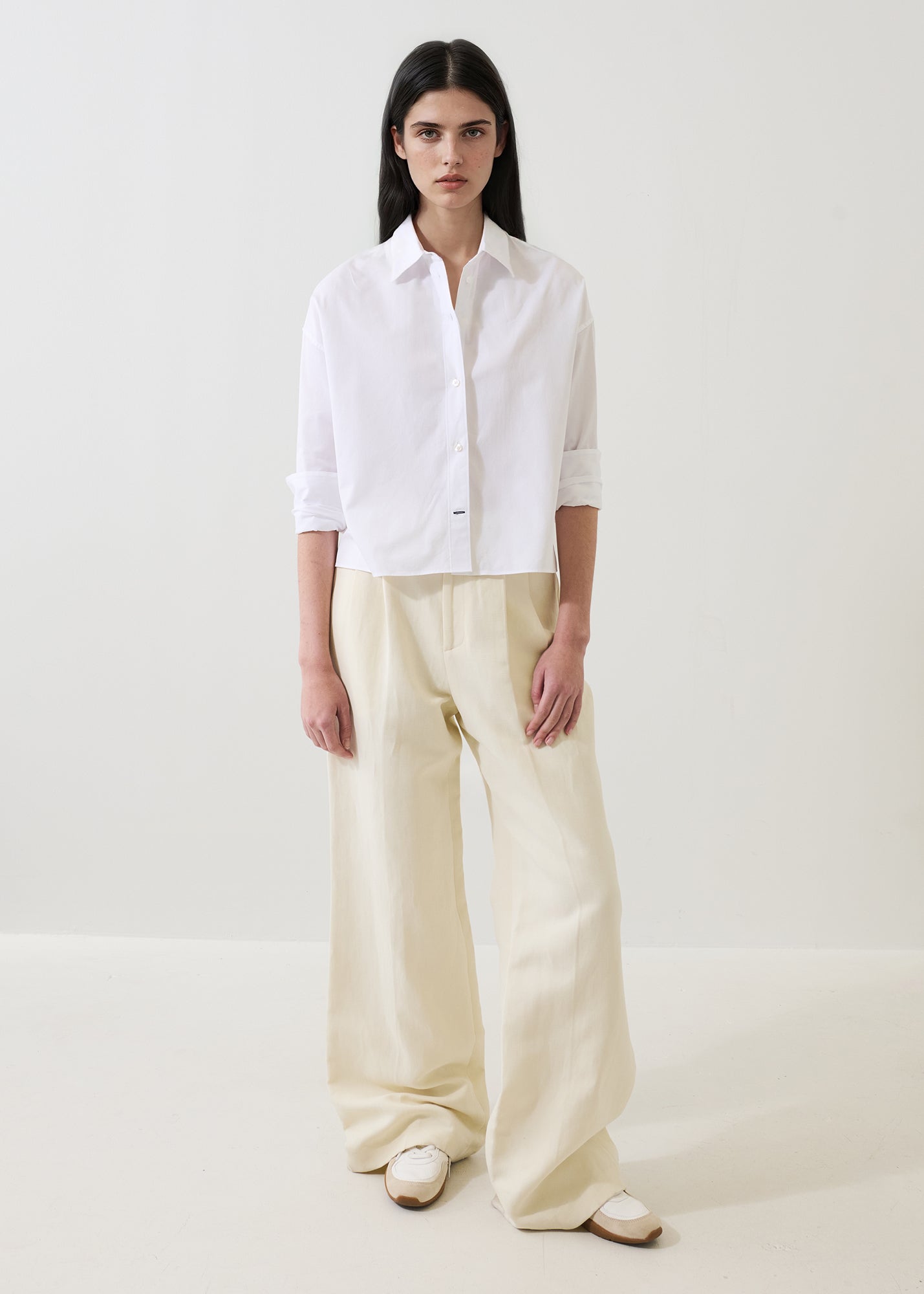 Cotton Stripe Boxy Shirt - PATRICK ASSARAF