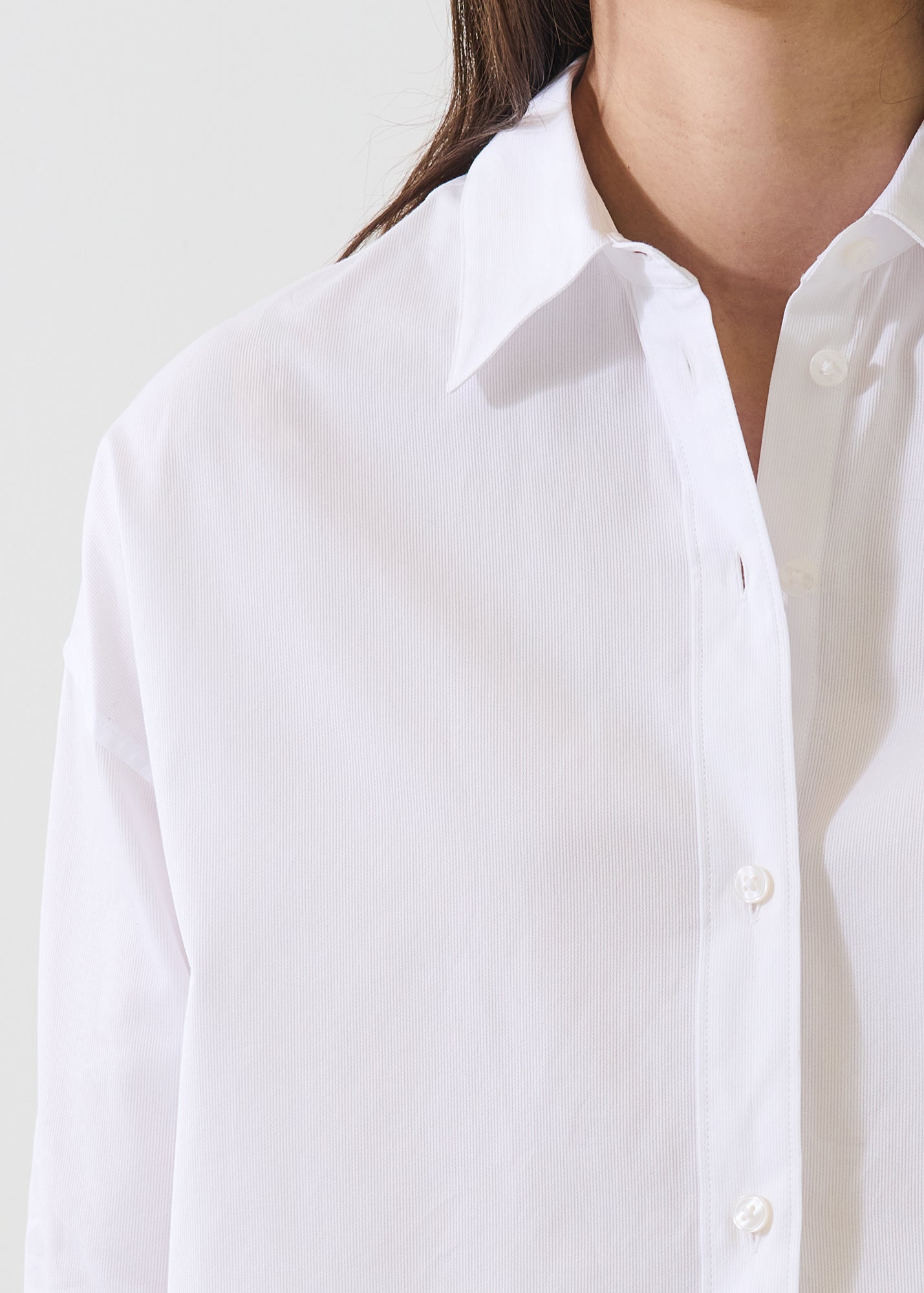 Cotton Stripe Boxy Shirt - PATRICK ASSARAF