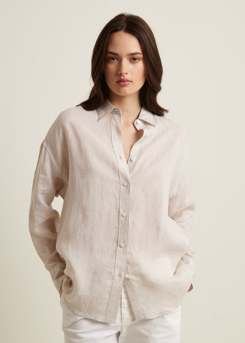 Linen Boyfriend Shirt