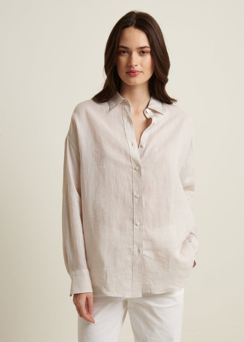 Linen Boyfriend Shirt