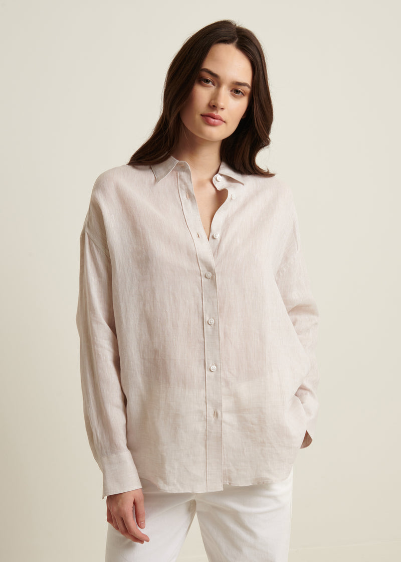 Linen Boyfriend Shirt