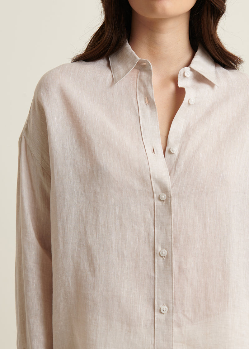 Linen Boyfriend Shirt