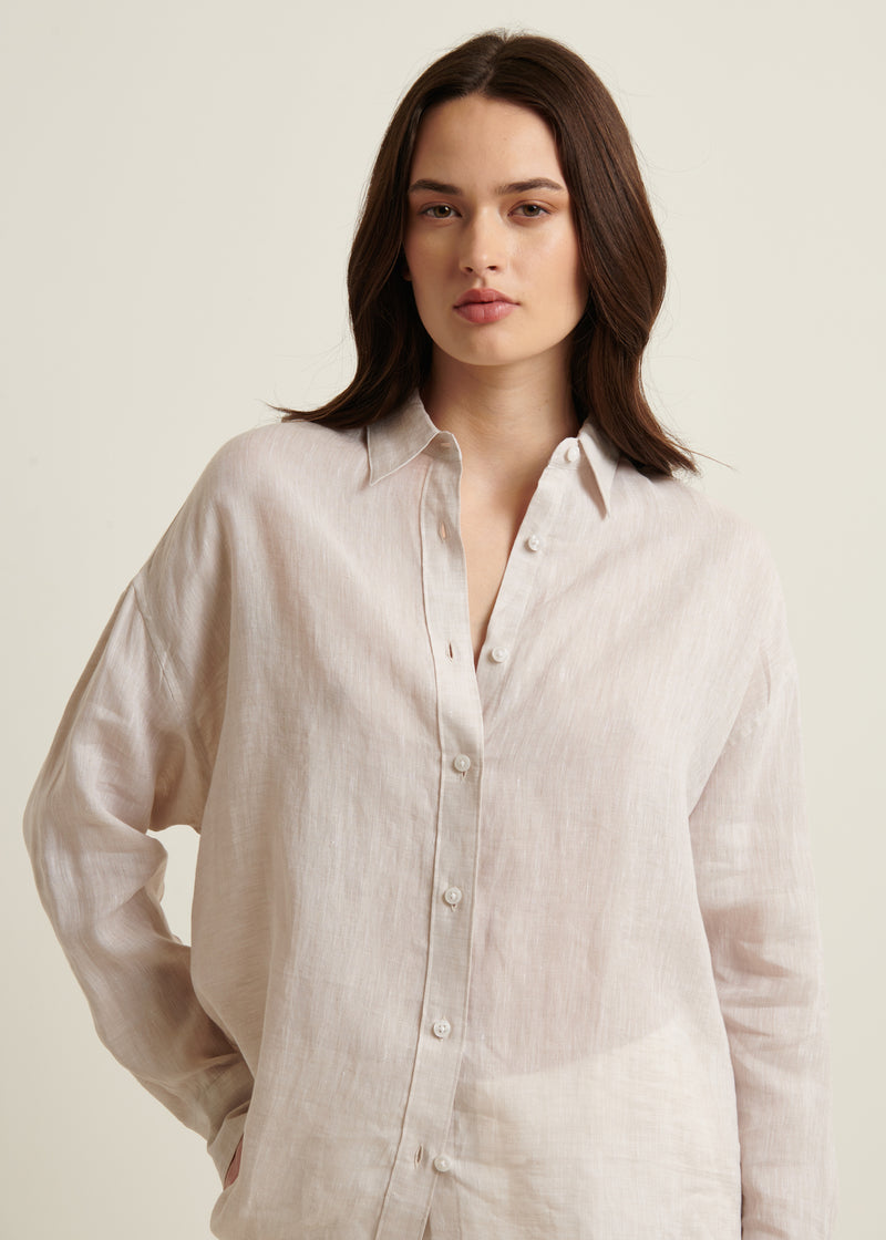 Linen Boyfriend Shirt