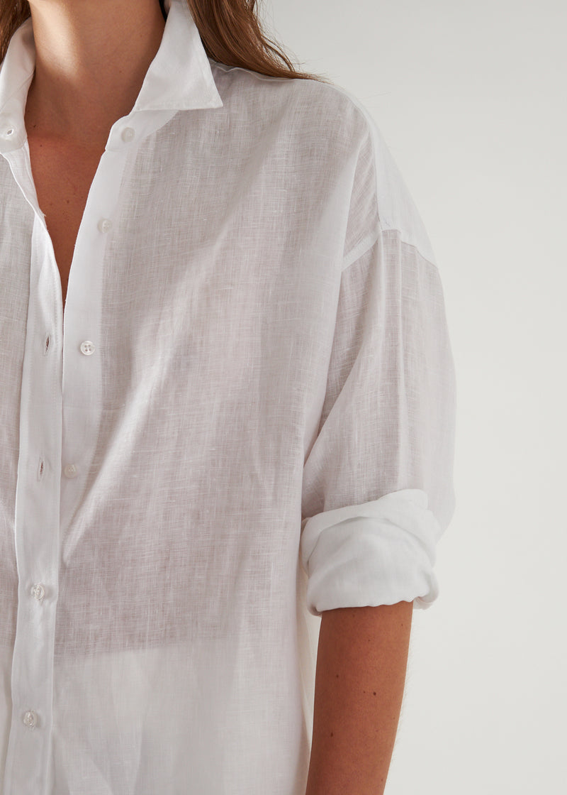 Linen Boyfriend Shirt