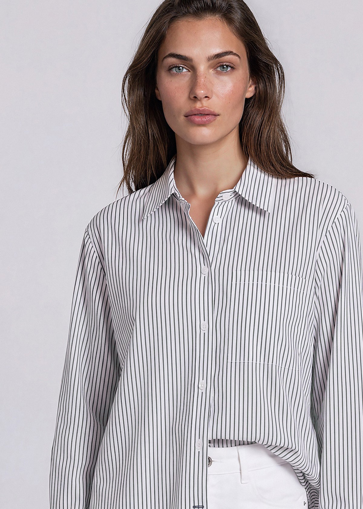Cotton Boyfriend Pocket Shirt - PATRICK ASSARAF