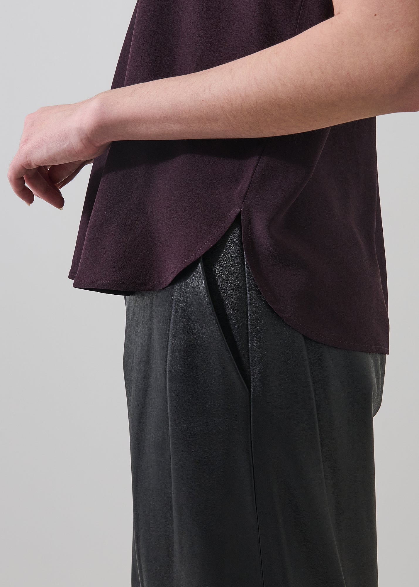 Silk Dolman Crewneck