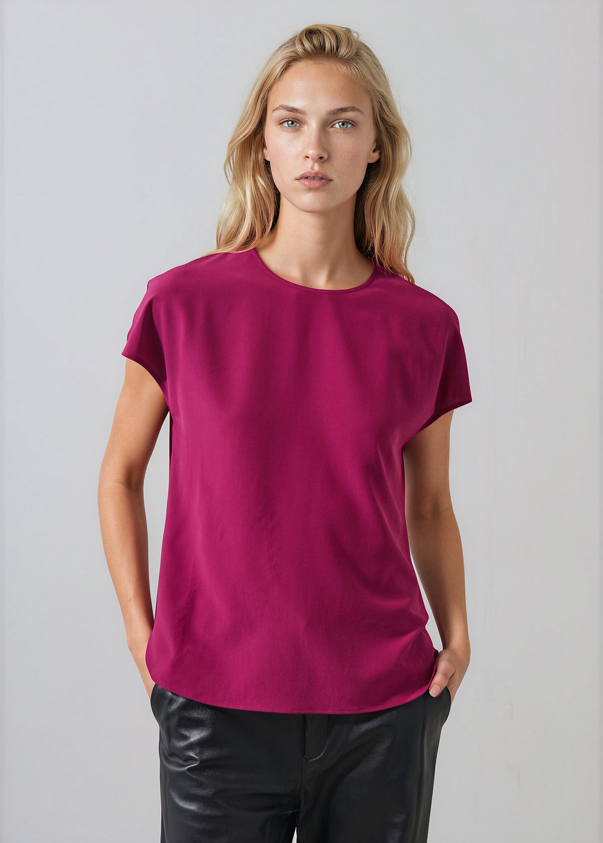 Silk Dolman Crewneck