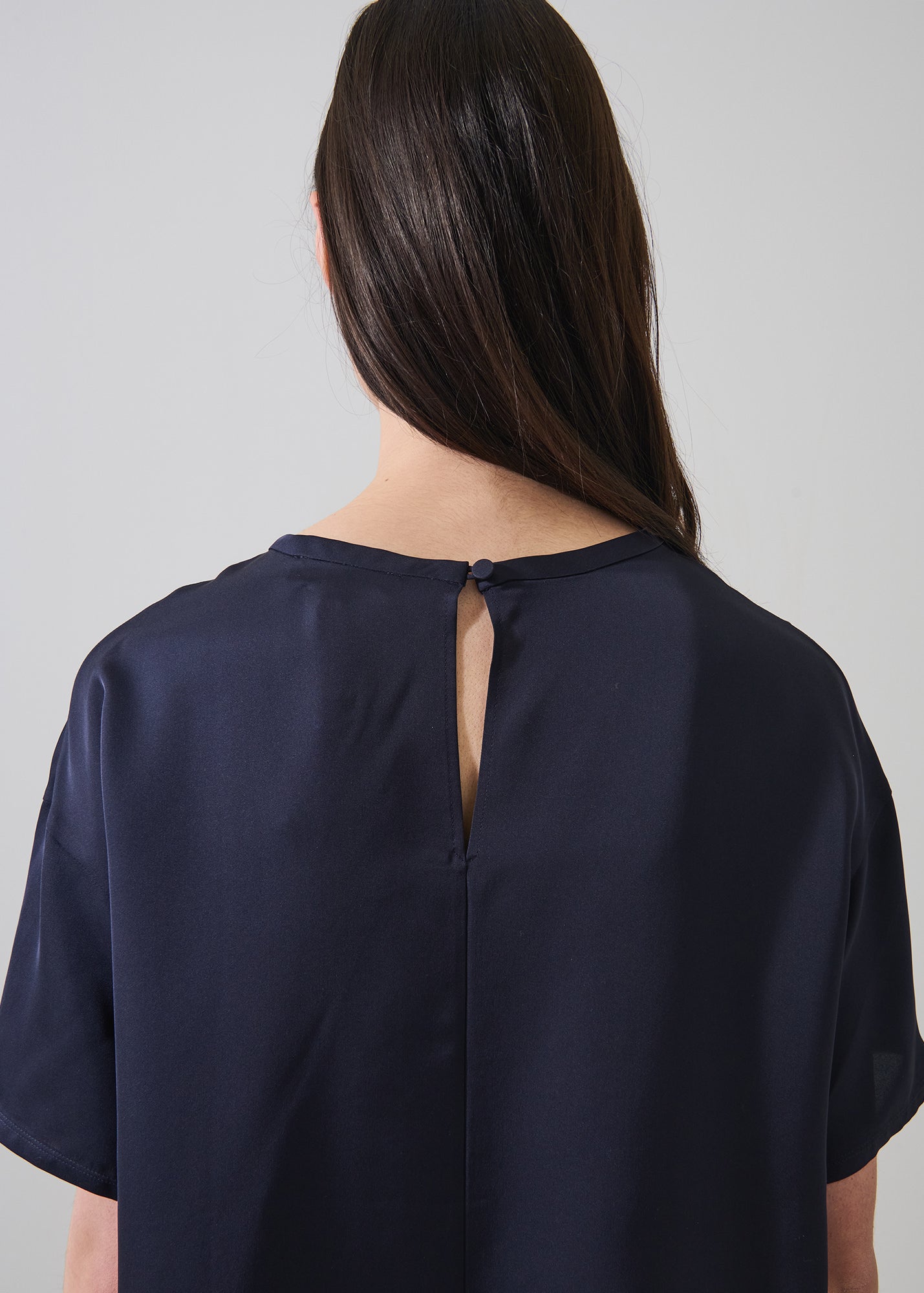 Silk Satin Oversized T-Shirt - PATRICK ASSARAF