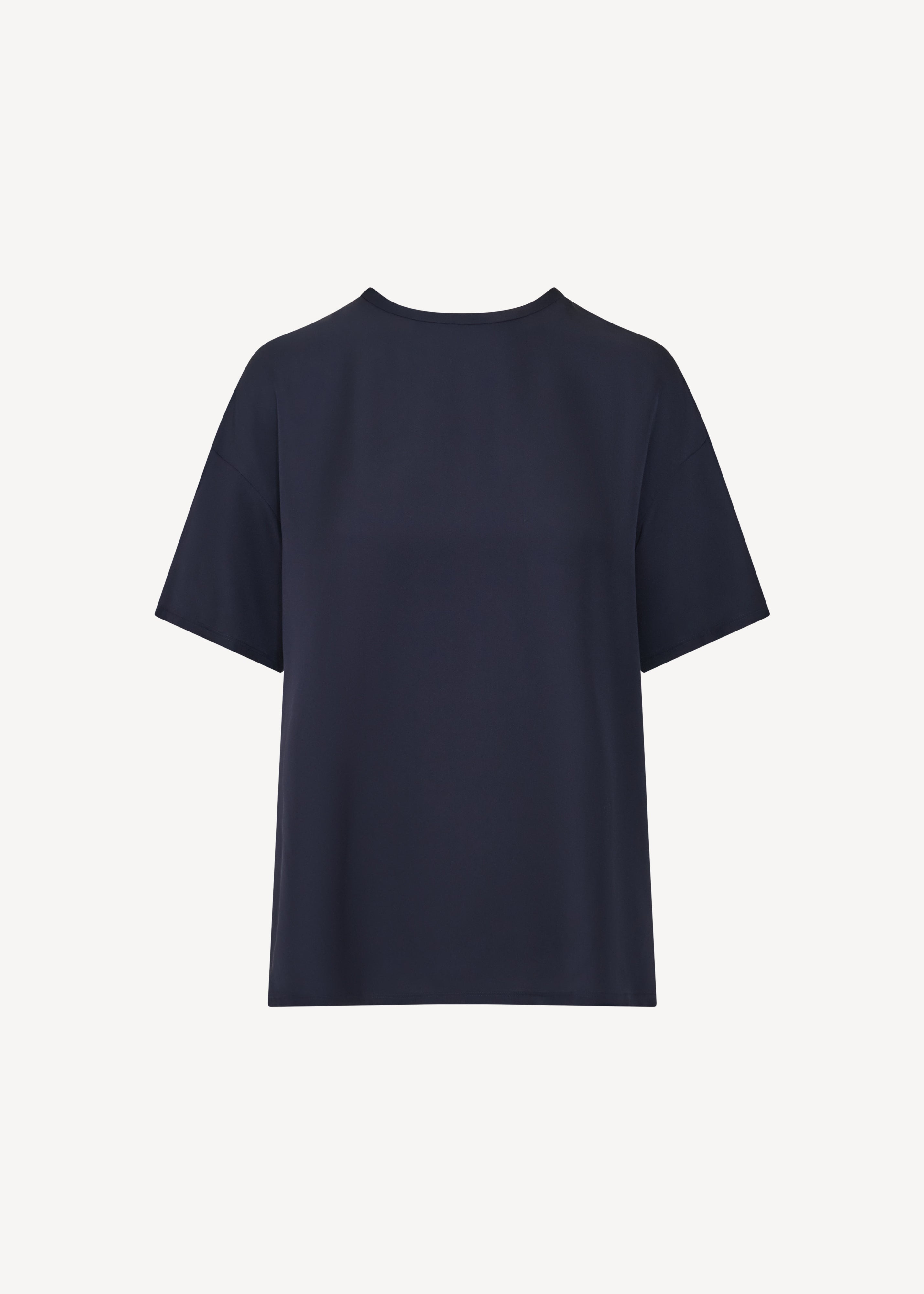 Silk Satin Oversized T-Shirt - PATRICK ASSARAF