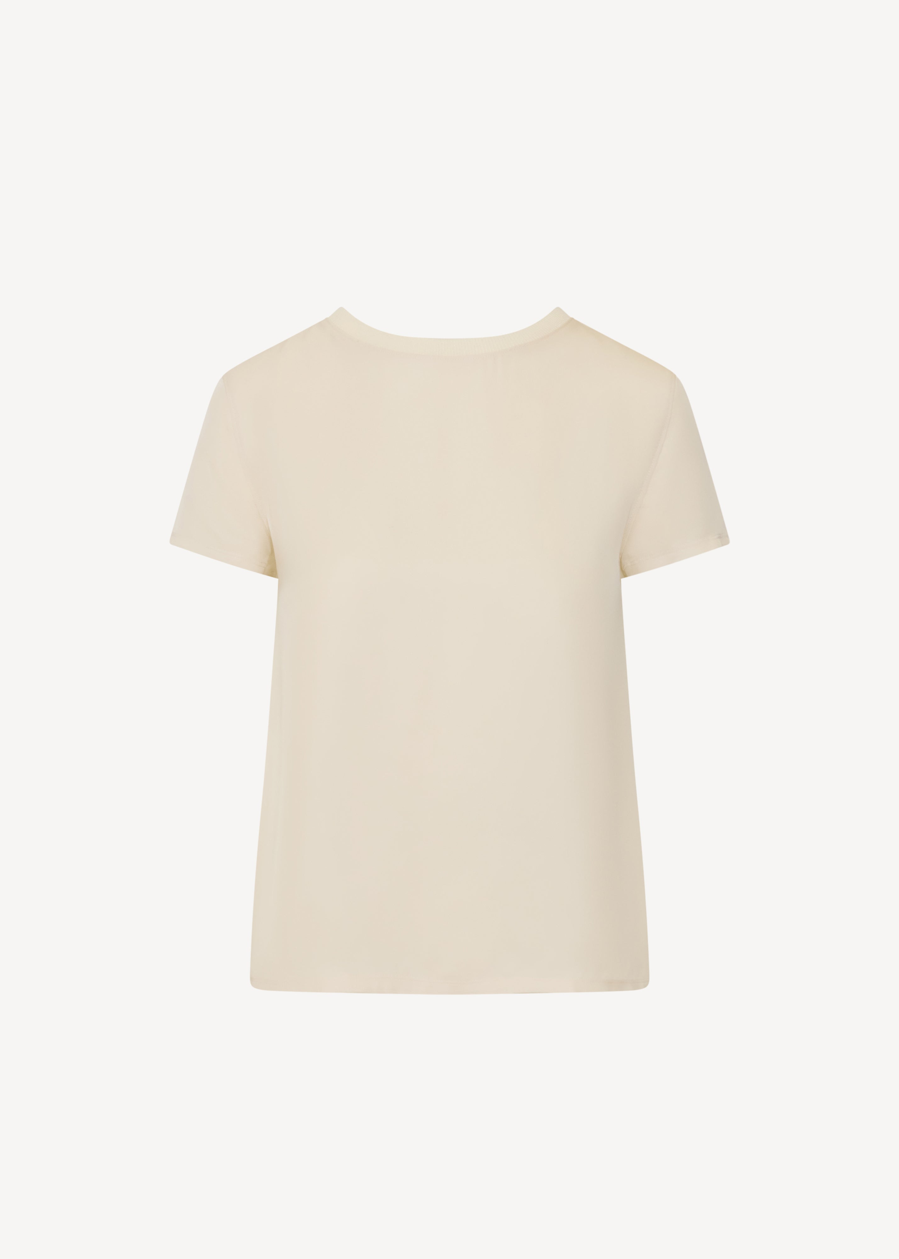 Silk Short Sleeve Crewneck - PATRICK ASSARAF
