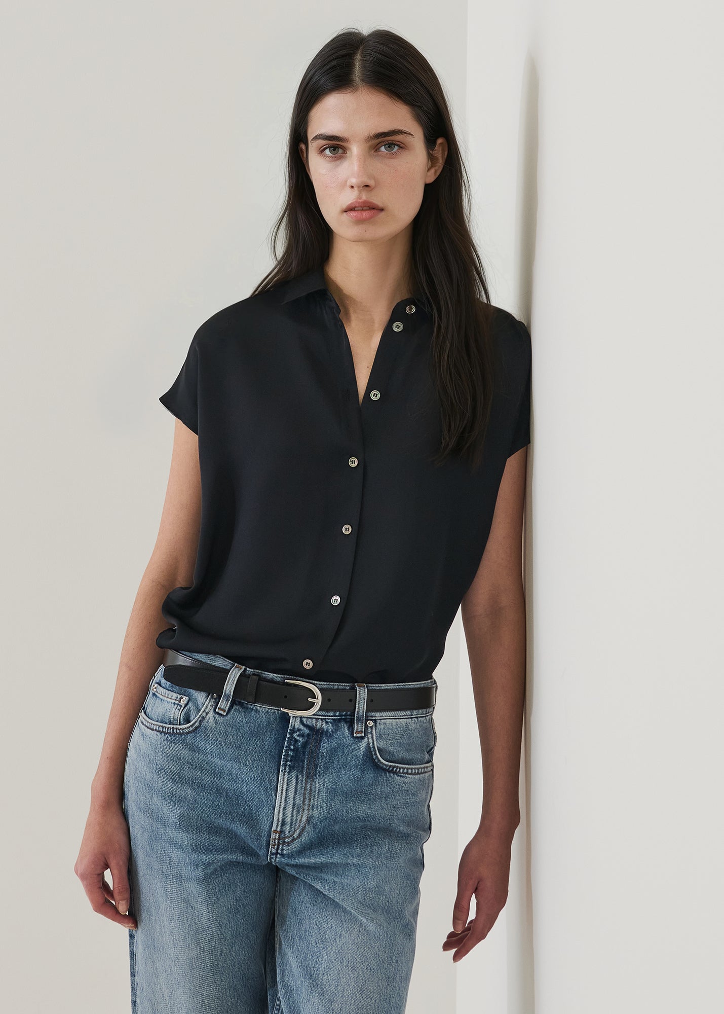 Silk Dolman Sleeve Shirt - PATRICK ASSARAF