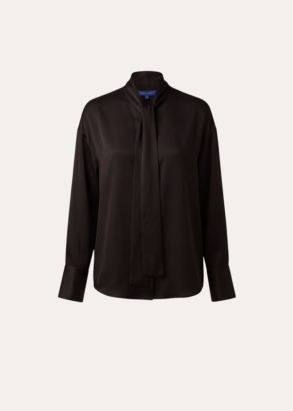 Silk Tie Neck Shirt - PATRICK ASSARAF